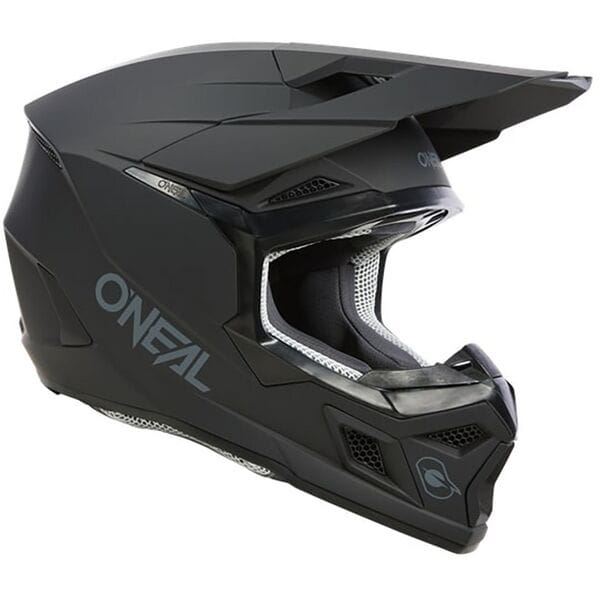 O'Neal 2025 Motocross Helmet 3SRS Solid V.24 Black